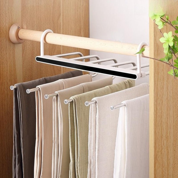 Multifunctional Pant Hanger, Space Saving Cloth Organizer