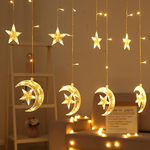 LED Star and Moon String Ramadan Decorative Lights – 3.5M