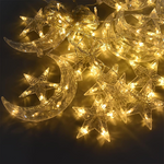 LED Star and Moon String Ramadan Decorative Lights – 3.5M