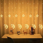LED Star and Moon String Ramadan Decorative Lights – 3.5M