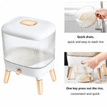 10KG Large Capacity Rice Storage Container with Airtight Lid