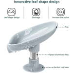 Leaf Shaped Soap Holder with Drainage
