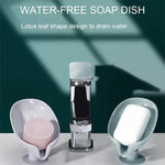 Leaf Shaped Soap Holder with Drainage