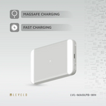 Levelo MagLight Portable Power Bank 8000mAh – White