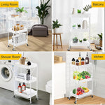 3 Layer Foldable Metal Storage Rack