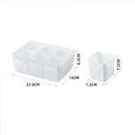 6- Grids Useful Refrigerator Food Fresh-keeping Storage Box