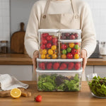 5 Pcs Plastic Food Storage Container Set with Lids