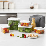 5 Pcs Plastic Food Storage Container Set with Lids