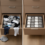 16 Cell Collapsible Foldable Underwear Wardrobe Garments Organizer