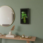 Artificial Green Plant with Pot Wall Photo Frame for Home & Office Decor
