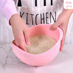 Plastic Rice Washing Colander Water Strainer Basket