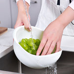 Plastic Rice Washing Colander Water Strainer Basket