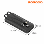 Porodo Power Bank Integrated Cable