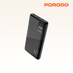 Porodo Blue 10000mAh Slim Power Bank Dual USB-A Output
