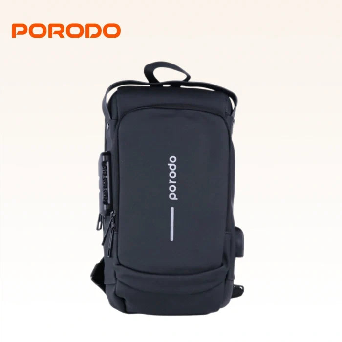 Porodo Lifestyle Water-Proof Oxford Fanny Pack With USB-A Port