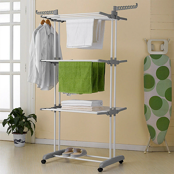 Folding 3-Tier Clothes Drying Rack