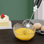 Portable Electric Mixer With Whisk & Milk Frother