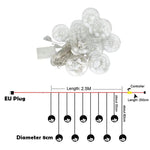 12 Wishing Ball LED String Lights For Home Decor