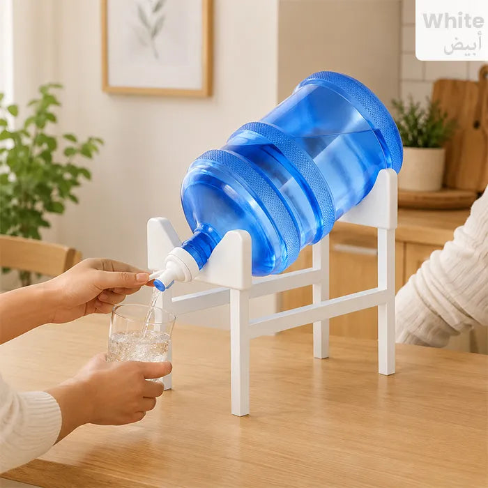 Portable Water Jug Dispenser Stand – Durable Bucket Storage Rack