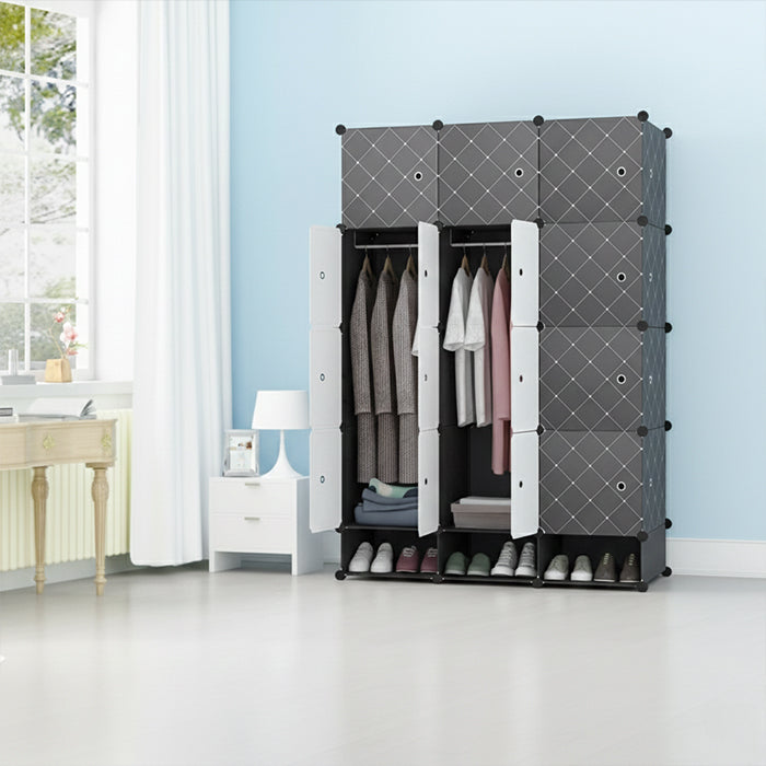 Plastic Foldable Portable Wardrobe Organizer