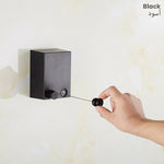 Retractable Wire Indoor Clothes Wall Hanger