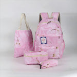 Girls School Backpack Set – 4 Pcs Bag With Lunch Bag & Pencil Case