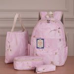 Girls School Backpack Set – 4 Pcs Bag With Lunch Bag & Pencil Case