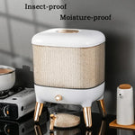 10KG Large Capacity Rice Storage Container with Airtight Lid
