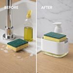 Soap Dispenser Pump for Kitchen with Sponge Holder