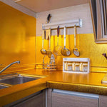 Kitchen Wall Aluminium Foil Sticker Silver