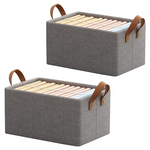 Large Storage Baskets – Metal Frame Wardrobe Organizer