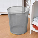 Round Metal Mesh Trashcan for Home & Office
