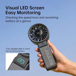 JisuLife 3-in-1 Handheld Desktop Neck Hanging Fan