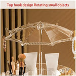 Multifunctional 360° Rotating Makeup Organizer Stand