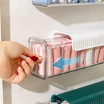 Wall hanging transparent organiser garments storage box