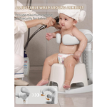 Height Adjustable Baby Bath Stand with Anti-Slip Base