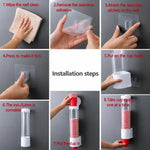 Wall Mounted Disposable Cup Holder Organizer
