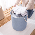 Multifunctional Foldable Round Cloth Storage Laundry Bin
