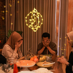 LED Ramadan Moon & Star Decoration Lights