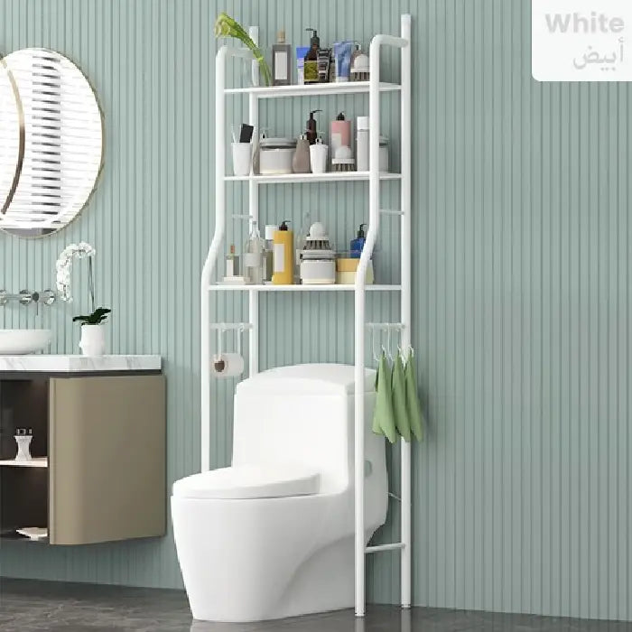 3 Layer Space Saving Metal Toilet Storage Rack