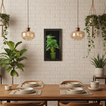 Artificial Green Plant with Pot Wall Photo Frame for Home & Office Decor