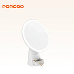 Porodo lifestyle Led Illuminated Mirror – White/Rose Gold