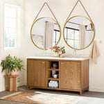 Decorative Hanging Circle Mirror for Home Decor
