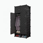 Plastic Foldable Portable Wardrobe Organizer