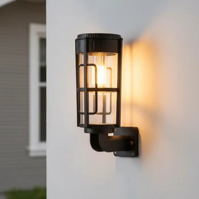 Weatherproof Solar Induction Wall Lamp for Outdoor Use
