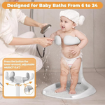 Height Adjustable Baby Bath Stand with Anti-Slip Base