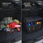 Foldable Car Trunk Storage Organizer Box with Lid