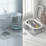 5-in-1 Foldable Baby Bathtub Set with Washbasin, Tub & Bucket for Kids
