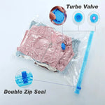 5 Pcs Large Reusable Vacuum Storage Bags with Pump