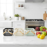 Multi-Purpose Mesh Metal Storage Basket with Handles